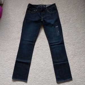 New American Eagle Straight Stretch Jeans, size 8